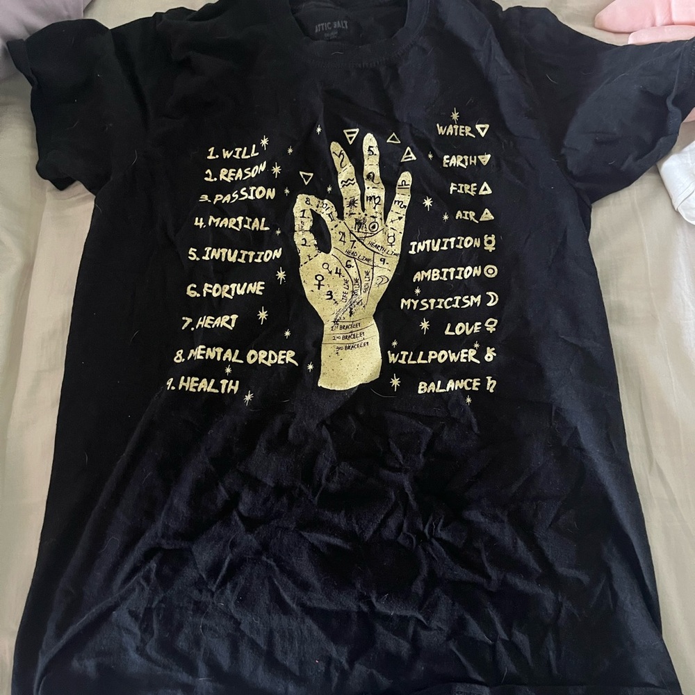 M Black Attic Salt Tee